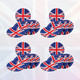Union Jack Paper Plates - 7in