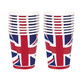 Union Jack Paper Cups - 9oz