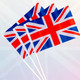 Union Jack PVC Hand Flags
