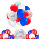 Red, White, Blue, Union Jack Flag 12" Latex Balloons