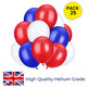 Red, White, Blue & Union Jack Latex Balloons