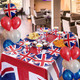 Red, White, Blue & Union Jack Latex Balloons