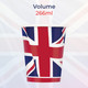 Union Jack Paper Cups 9oz