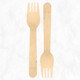 Wooden Forks - 100pcs