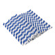 Blue & White Biodegradable Paper Straws