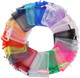Sheer Organza Small Gift Bags with Drawstrings - Assorted Colours -  50pcs