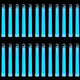 6" Premium Neon Glow Sticks - Aqua - 25pcs