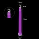 6" Premium Neon Glow Sticks - Purple - 25pcs