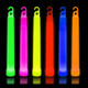 6" Premium Neon Glow Sticks - Mixed Colours - 25pcs