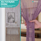 String Curtain Panel - Dark Purple