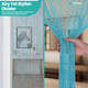 String Curtain Panel - Turquoise