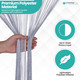 String Curtain Panel - Silver