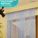 String Curtain Panel - Silver