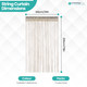 String Curtain Panel - Beige