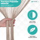 String Curtain Panel - Champagne