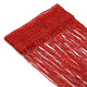 String Curtain Panel - Red