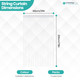 String Curtain Panel - White