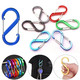 Carabiner Clips Metal Keyring (Pack of 5)