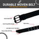 Black Belt with Black Metal Buckle
