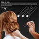 Elegant Large 10mm Pearl Head Hair Pins