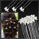 Vintage Pearl and Crystal Flower Bridal Hair Pins