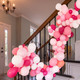 5m Latex Balloon Arch Kit - Rose Pink, Red, Orange, 90pcs