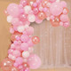 5m Latex Balloon Arch Kit - Baby Pink, White, 163pcs
