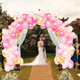5m Latex Balloon Arch Kit - Baby Pink, Hot Pink, White, 163pcs