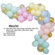 5m Latex Balloon Arch Kit - Assorted Colours, 80pcs