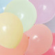 100x 10" Helium-Quality Latex Pastel Party Balloons - Assorted