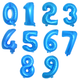 Large Foil Number Balloons - Blue