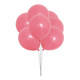 100x 10" Helium-Quality Latex Pastel Party Balloons - Red