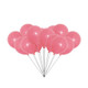 100x 10" Helium-Quality Latex Pastel Party Balloons - Red