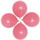 100x 10" Helium-Quality Latex Pastel Party Balloons - Red