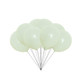 100x 10" Helium-Quality Latex Pastel Party Balloons - Green