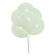 100x 10" Helium-Quality Latex Pastel Party Balloons - Green