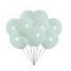 100x 10" Helium-Quality Latex Pastel Party Balloons - Turquoise