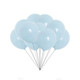 100x 10" Helium-Quality Latex Pastel Party Balloons - Blue