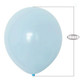 100x 10" Helium-Quality Latex Pastel Party Balloons - Blue