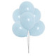 100x 10" Helium-Quality Latex Pastel Party Balloons - Blue