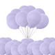 100x 10" Helium-Quality Latex Pastel Party Balloons - Dark Purple