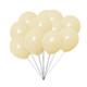 100x 10" Helium-Quality Latex Pastel Party Balloons - Yellow