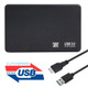 USB 3.0 SATA External Hard Drive Case 2.5 Inch Enclosure Caddy HDD SSD Black DVR