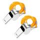 2 X Metal Referee Whistle With Key Ring Sports Pe School Football Rugby Outdoor - 2pcs