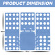 T - Shirt Folding Board - Blue - 1pc