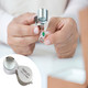 30X Jewelers Loupe Magnifier Jewelry Coin Loop Magnifying Glass Eye Pocket - 1pc