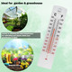 2 Wall Thermometer Indoor Outdoor Home Room Office Garden Greenhouse Temperature - 2pcs