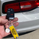 Trolley Coin Keyring Set - Metal Token Keychain for Supermarket Cart