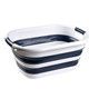 Foldable Plastic Oval Collapsible Laundry Basket