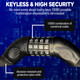 4-Digit Resettable Combination Codes Bike Chain Lock